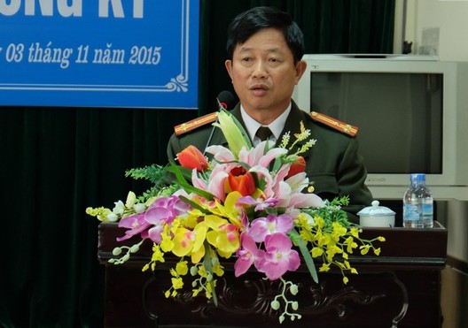
Thượng tá Nguyễn Hữu Bình - Phó trưởng phòng PA 83 (An ninh chính trị nội bộ) Công an tỉnh Thanh Hóa
