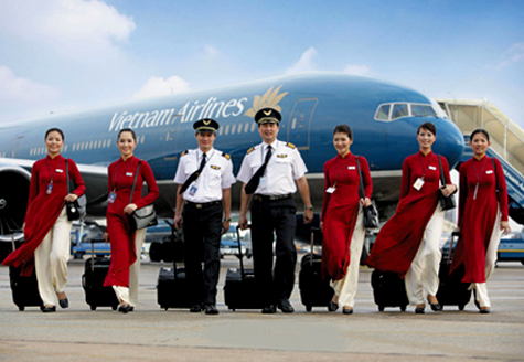 Hình ảnh đồng phục cũ của Vietnam Airlines