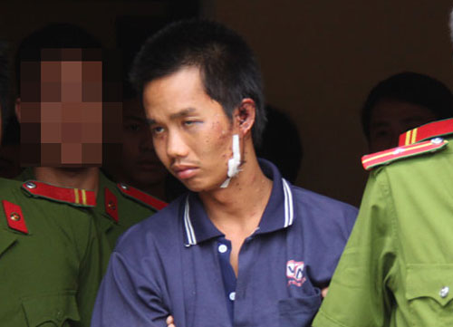 Đặng Trần Hoài hãm hiếp bé gái 8 tuổi chịu hình phạt đích đáng. (Ảnh: Infonet)