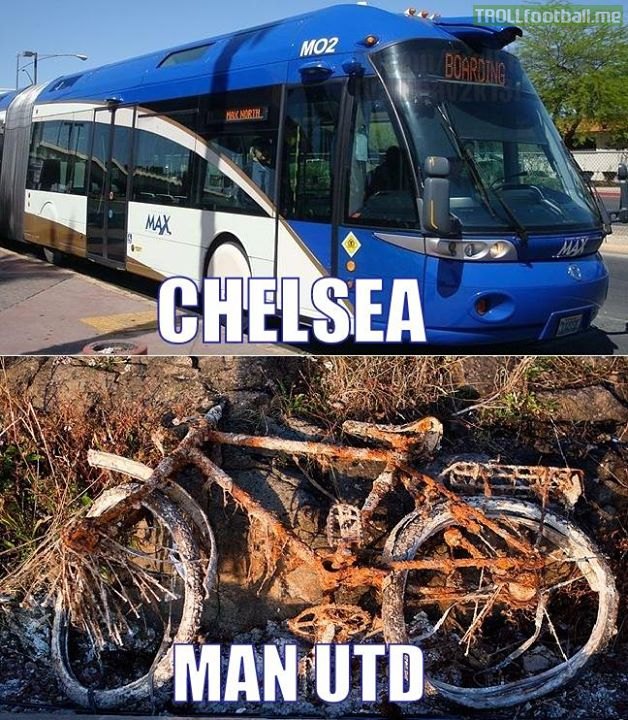 Man United đã phải tan nát trước chiếc xe bus mang tên Chelsea