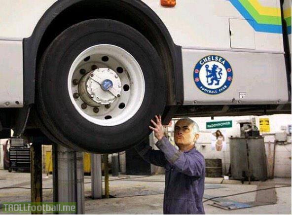 Chiếc xe bus của Mourinho