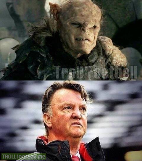 Van Gaal trông hơi giống yêu quái