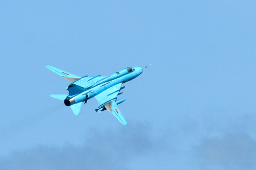 Máy bay Su-22 của Trung đoàn 937 trong một đợt bay huấn luyện. Ảnh: Quân đội nhân dân.
