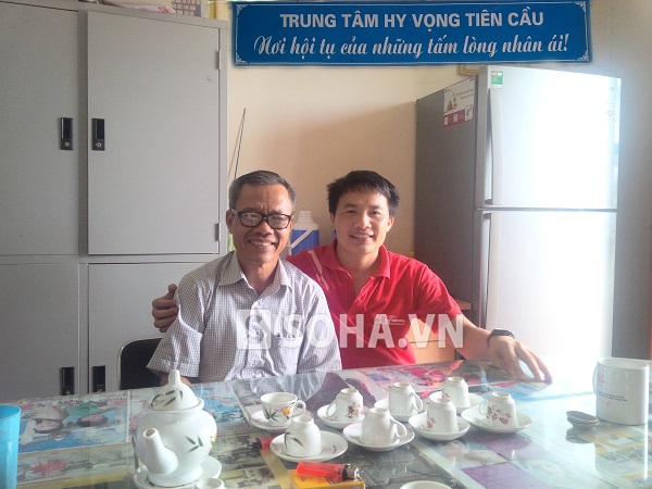 Ông Nguyễn Trung Chắt, GĐ Trung tâm Hy vọng Tiên Cầu, Hiệp Cường, Kim Động, Hưng Yên chia sẻ với chúng tôi về quá trình xây dựng Trung tâm