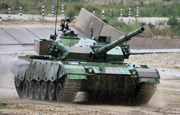 Xe tăng Type 96 của Trung Quốc trong cuộc thi Tank Biathlon