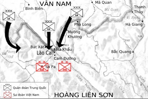 Sư đoàn 316 và Sư đoàn 345 chống lại sự tiến công của 2 quân đoàn của TQ (Ảnh: wikipedia)