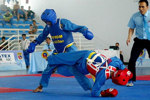 
Vovinam có nhiều đòn chân đẹp mắt nhưng chưa thật hiệu quả.
