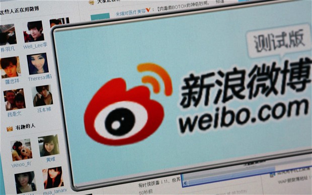 Mạng xã hội Weibo - nơi tập trung tiếng nói của cộng đồng mạng Trung Quốc.