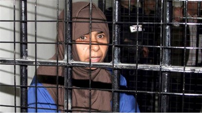 Góa phụ đen Rishawi đang bị giam với án tử hình ở Jordan