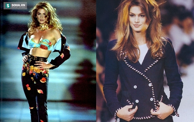 
Cindy Crawford - nữ hoàng sàn catwalk thập niên 90.
