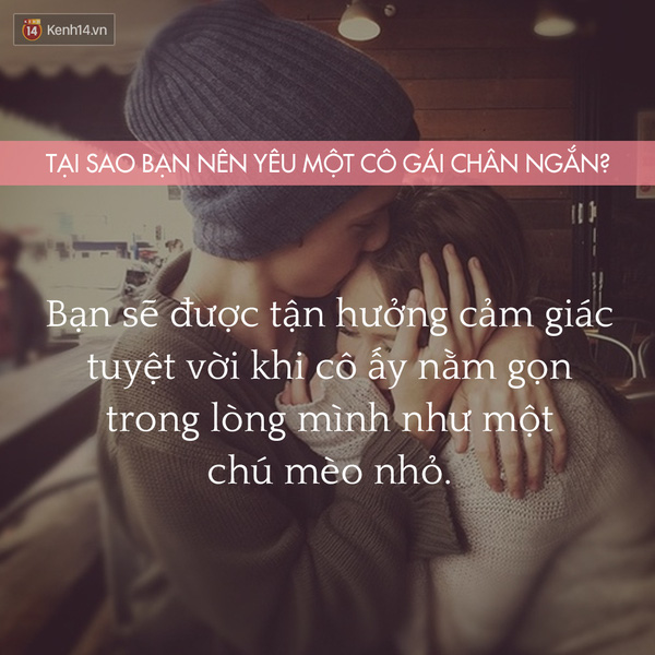 Chưa kể bạn có thể tì cằm vào đầu nàng, vừa lãng mạn lại tiện lợi.