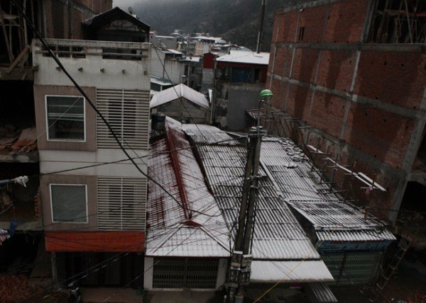 Cận cảnh các mái nhà ở Sa Pa. Ảnh: Dân việt