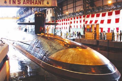
Tàu ngầm hạt nhân tên lửa đạn đạo đầu tiên của Ấn Độ S-73 INS Arihant

