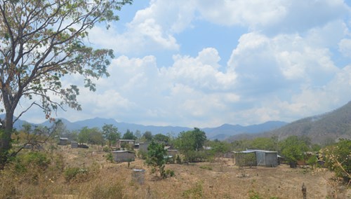 Một góc làng Do, xã Ma Nới, huyện Ninh Sơn, tỉnh Ninh Thuận. Ảnh:  Ngô Bình