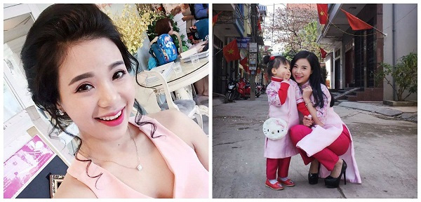 Hotmom 8X Thu Trang đang là single mom với một cô con gái nhỏ 3 tuổi tên Su