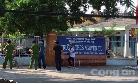 
Trường THCS Nguyễn Du - Ảnh: Lê Huân/Công an TPHCM
