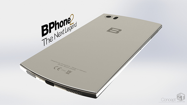 Bphone 2 có thiết kế khá tương đồng với Bphone