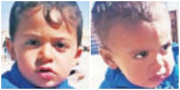 
Ashraf đã buộc phải lựa chọn giữa việc cứu con trai của ông Karim, 5 tuổi, (bên trái) và người vợ đang mang thai khi tàu của họ bị đắm ngoài khơi bờ biển Libya, nhưng cả hai đều chết cùng với con trai út của họ Youssef, 2 tuổi, (bên phải)
