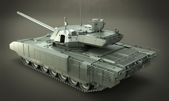 
Tháp pháo không người ngồi của siêu tăng Armata được cho là có thiết kế mang tính đột phá, được dự đoán sẽ tăng cường tối đa khả năng sống còn cho kíp xe khi tháp pháo bị trúng đạn.

