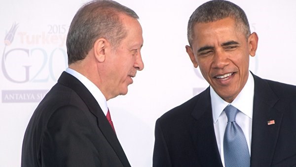 Tổng thống Thổ Nhĩ Kỳ Erdogan và Tổng thống Mỹ Obama