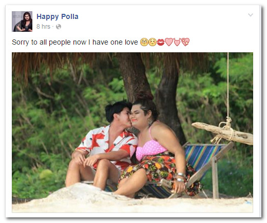 Thông tin Happy Polla có người yêu khiến dân mạng xôn xao.
