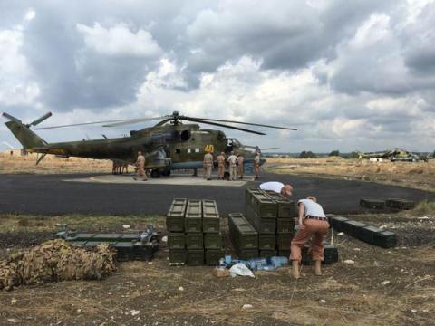 Trực thăng Mi-24 của Nga chuẩn bị xuất kích tại Syria.