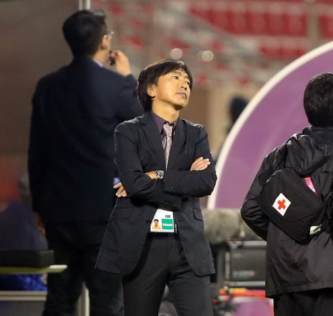 
HLV Miura tiếc nuối sau những cơ hội bị U23 Việt Nam bỏ lỡ.Ảnh: Anh Đức
