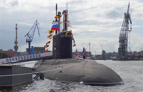 Tàu ngầm Kilo trong Hải quân Nga.