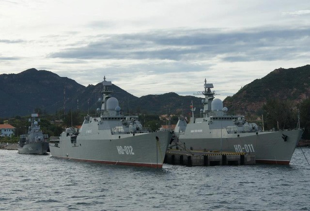 
Hai tàu hộ vệ tên lửa Gepard 3.9 đầu tiên của Việt Nam.
