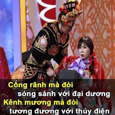 Cống rãnh mà đòi sóng sánh với đại dương ...