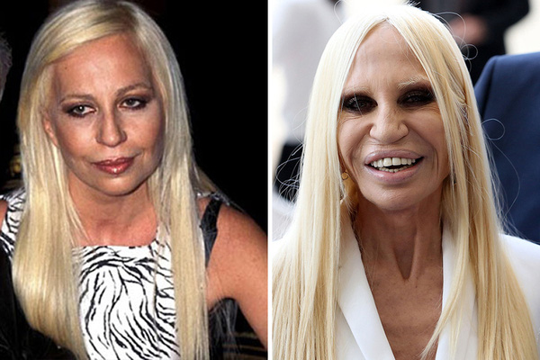 
Thiên nga hoá yêu ma như nhà thiết kế đại tài Donatella Versace.
