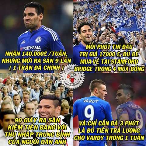 Falcao đúng nghĩa việc nhẹ, lương cao.