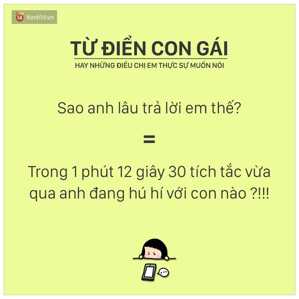 Em đang ghen, anh nên có lời giải thích thỏa đáng, không thì...