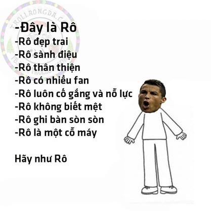 Hoàn hảo như Ronaldo.