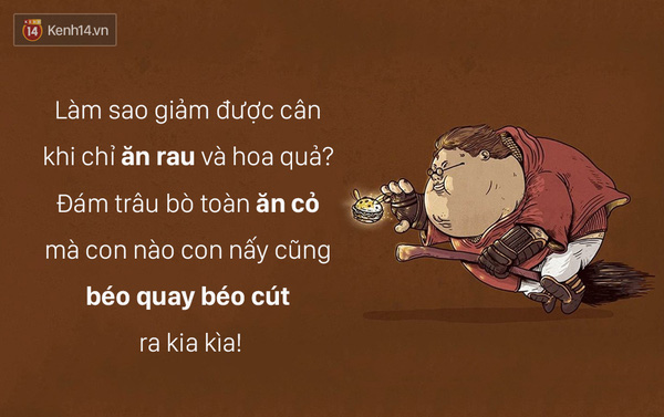 Thế nên cứ ăn thoải mái đi!