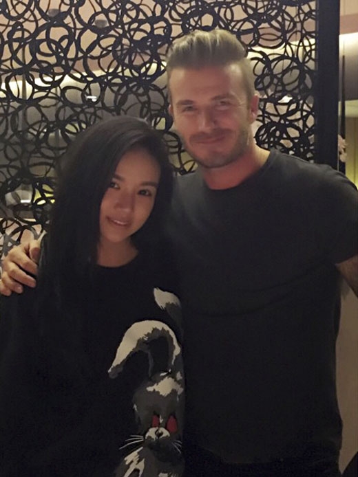 ... và cả David Beckham.