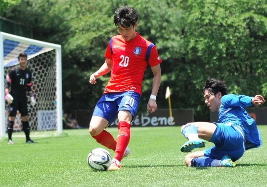 Jin Sung Wook trong màu áo U23 Hàn Quốc