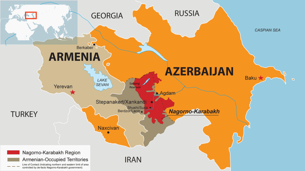 
Vùng tranh chấp Nagorno-Karabakh
