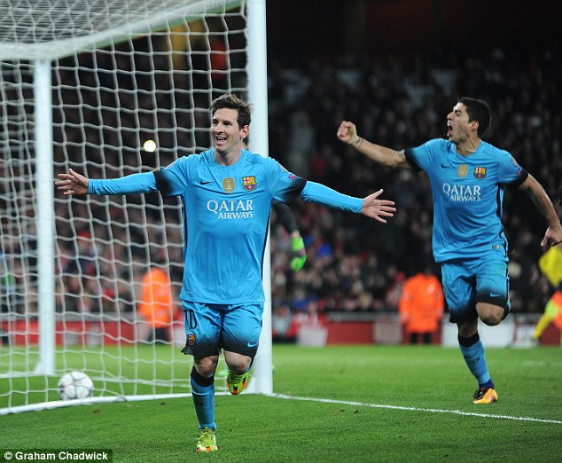 Một lần nữa Messi nhấn chìm mọi hy vọng của Arsenal.