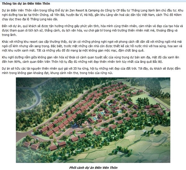 Người gom đất xây biệt thự không phép ở Điền Viên Thôn nói gì?