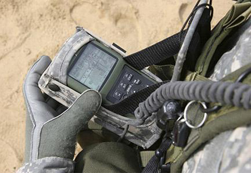
Một thiết bị định vị GPS của quân đội Mỹ.
