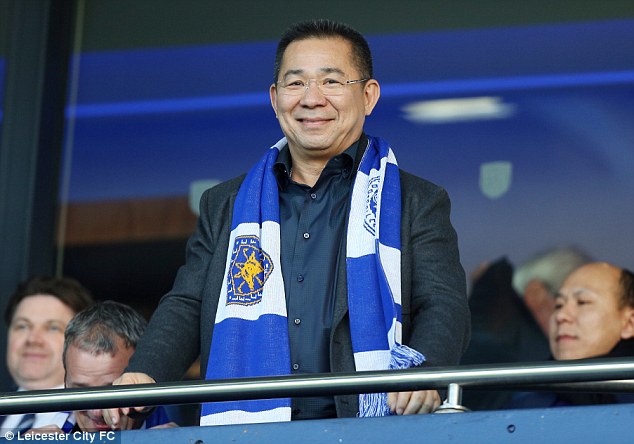 
Ông chủ CLB Leicester City thắng cược số tiền khổng lồ, lên tới 85 tỷ VNĐ.
