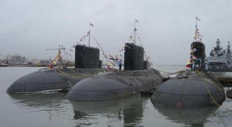 
Tàu ngầm thông thường lớp Kilo của Ấn Độ mang tên lửa chống hạm 3M-54E có tính năng tương đương BrahMos

