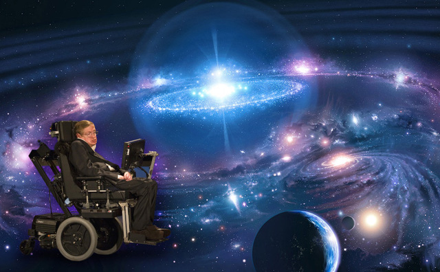 Ông vua hố đen vũ trụ Stephen Hawking.