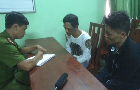 Trương Văn Thành và Hồ Hồng Bảo, hai kẻ cướp giật bị đặc nhiệm Bình Thạnh truy đuổi, bắt giữ vào tháng 7-2015.