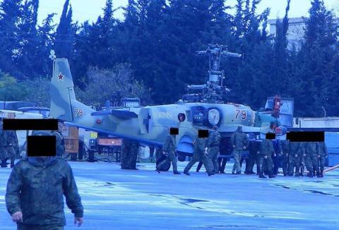 Trực thăng Ka-52 được nhìn thấy tại Syria.