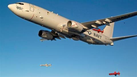 
Máy bay săn ngầm P-8 Poseidon của Mỹ
