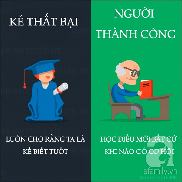 Phải học hỏi kiến thức mới thì mới có thể hoàn thiện bản thân một cách nhanh nhất được. Đừng cho rằng cái gì mình cũng biết thì người khác sẽ chẳng ai dạy cho ta thêm điều gì đâu.