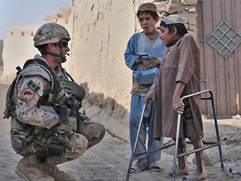 Binh sĩ Canada tại Afghanistan. Ảnh: Canadian Forces