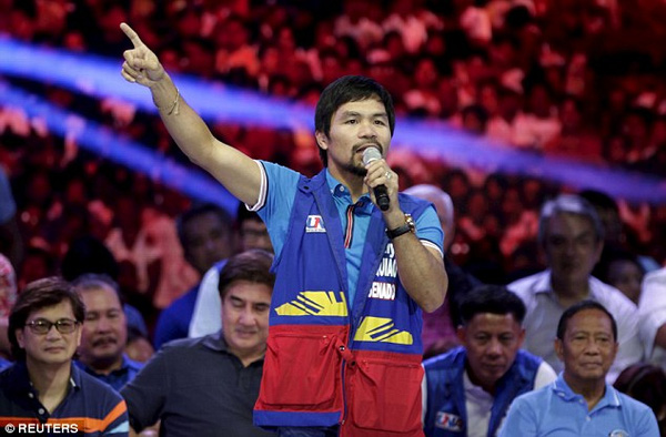 
Bình luận thiếu suy nghĩ của Pacquiao khiến anh trở thành cái gai trong mắt nhiều người.
